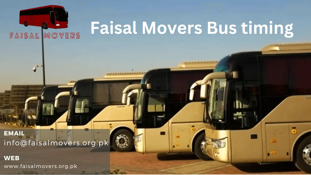 Faisal movers bus timings